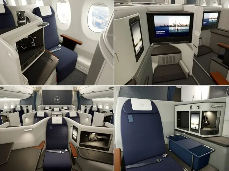 Lufthansa New Business Class Cabin