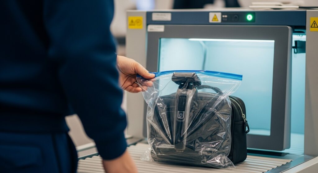 can you bring an electric trimmer on a plane