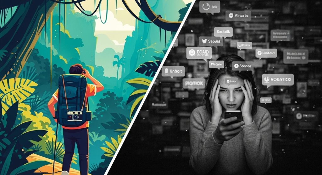 Digital Detox Travel Trend