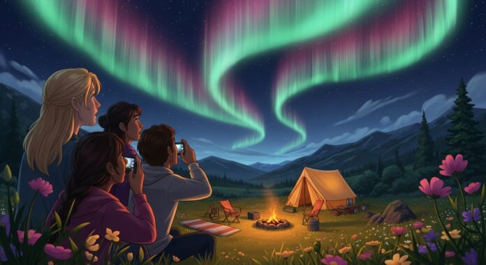Northern Lights in Summer