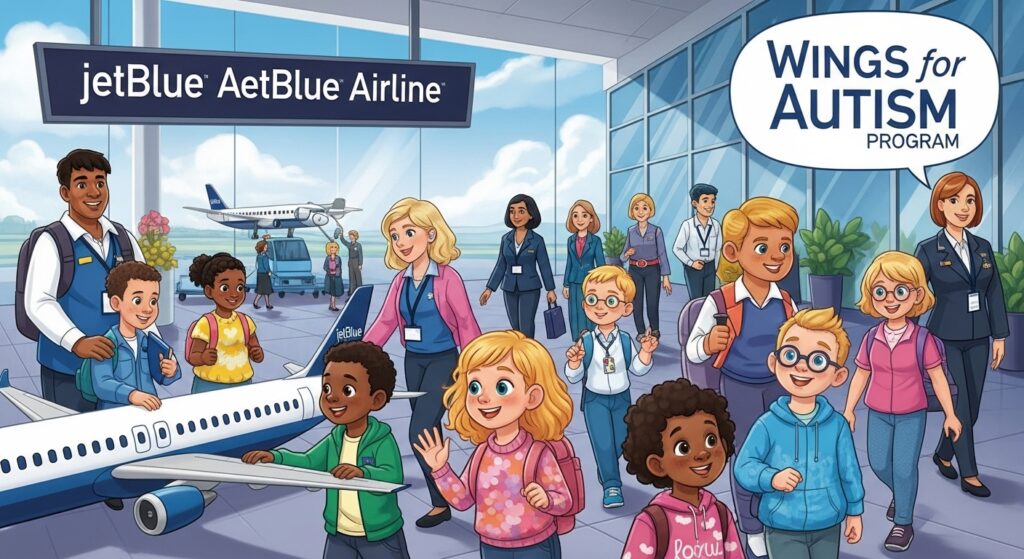 JetBlue Airline's Wings for Autism Program