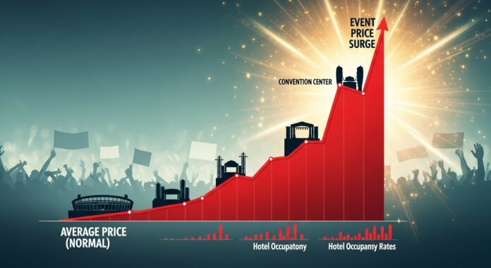 Average Price Spike for Hotels Average Price Spike for Hotels