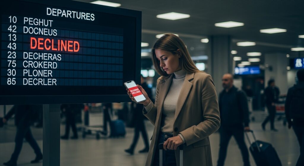 Declined Travel Booking