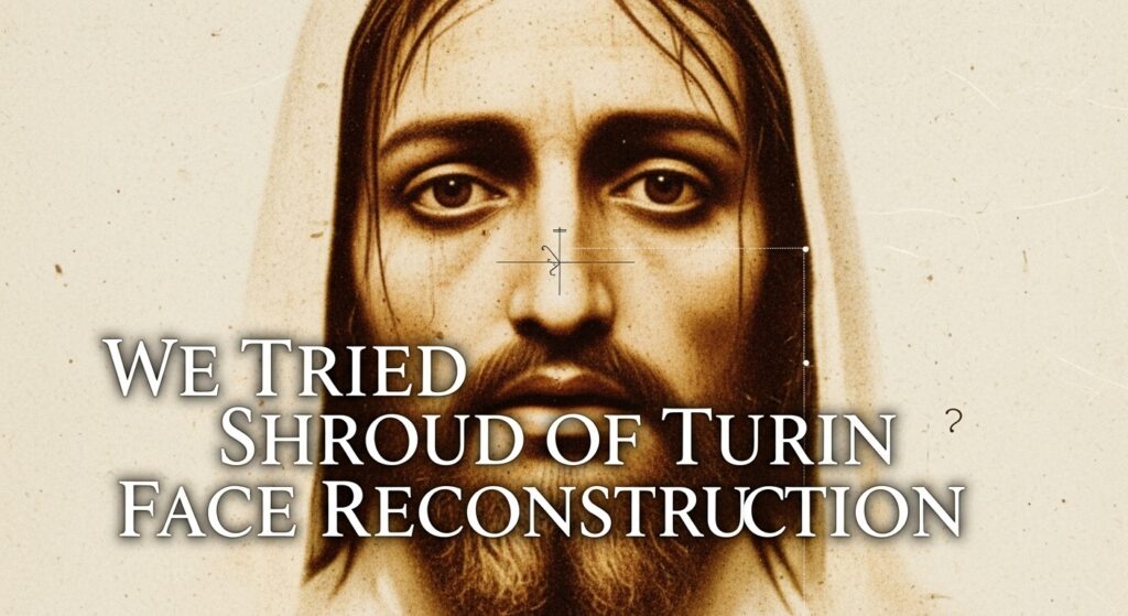 Shroud of Turin Face Reconstruction with AI