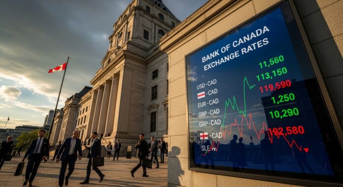 Bank of Canada Exchange Rates Bank of Canada Exchange Rates