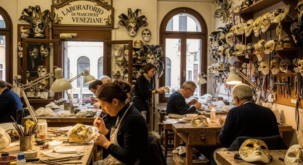 Venitian Mask Workshop, Venice, Italy