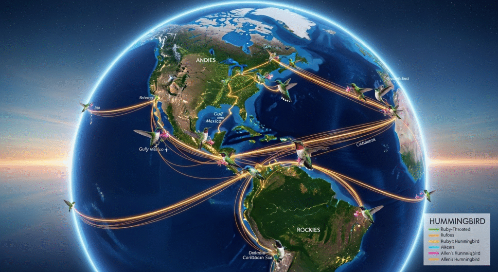 Hummingbird Migration Map