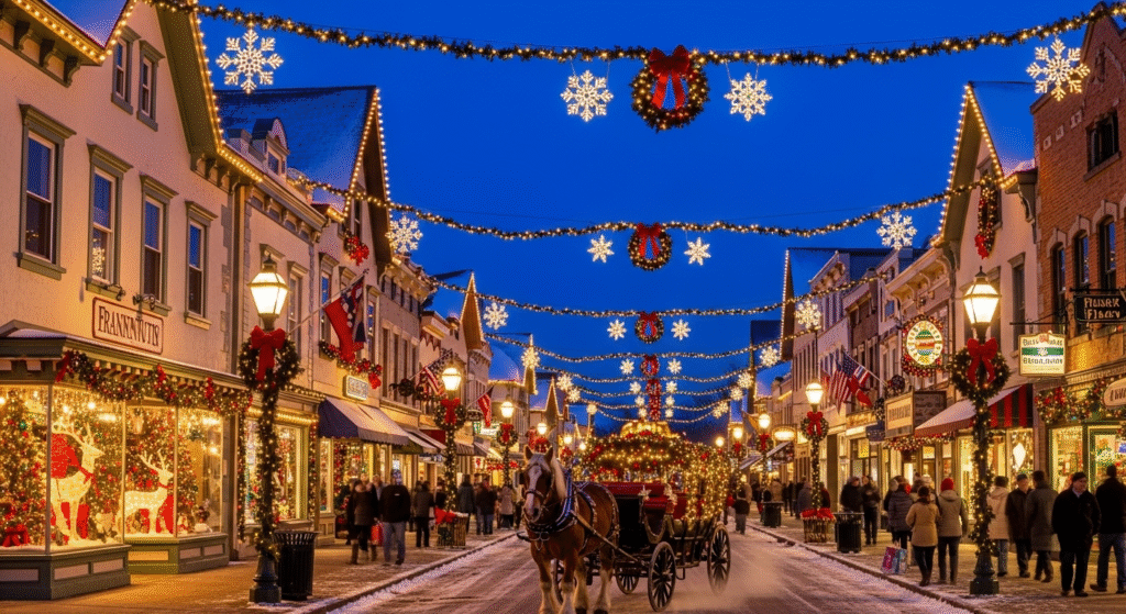 Frankenmuth Michigan Christmas decorations