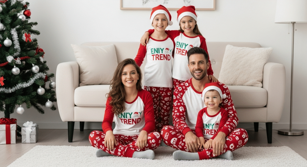 Christmas matching pajamas for families