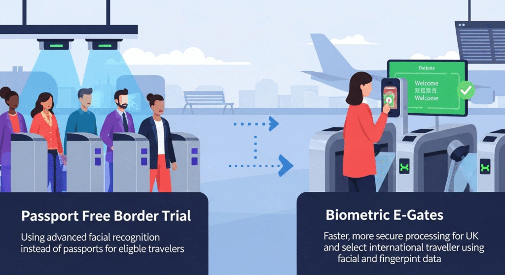 UK Passport Free Border Trial