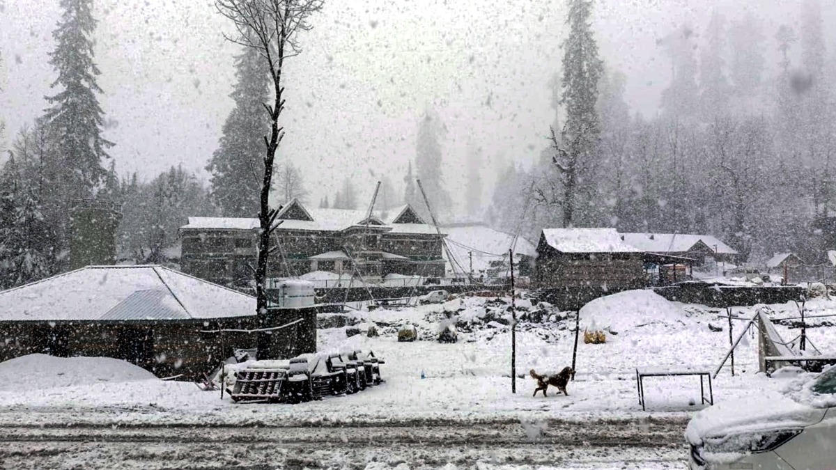 Manali snowfall