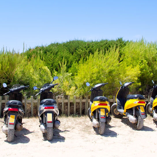 Scooter on rent in Lombok