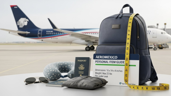 Aeromexico personal item size