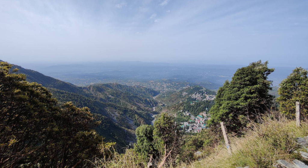 A view of Kangra Town