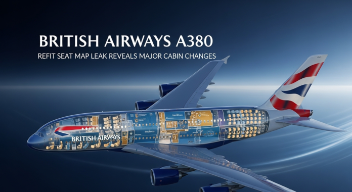 British Airways A380 New Seat Map Leak British Airways A380 New Seat Map Leak