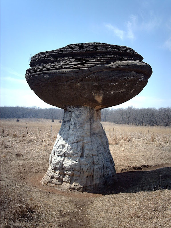 Mushroom Rock in Kansas