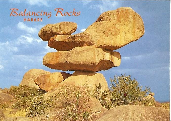 The Chiremba Balancing Rocks in Zimbabwe