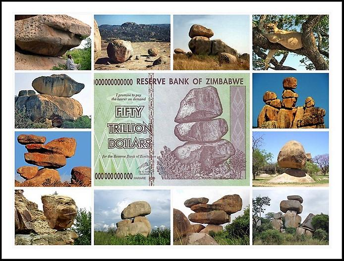 The Chiremba Balancing Rocks in Zimbabwe