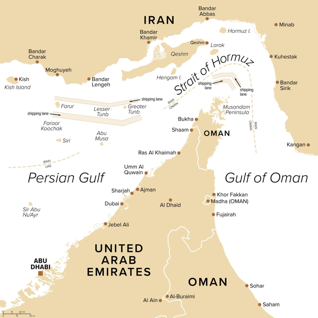 Strait of Hormuz Map