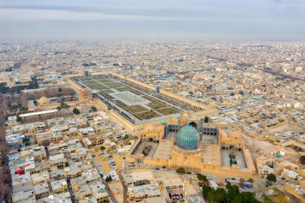 Naqsh-e Jahan Square in Isfahan, Iran