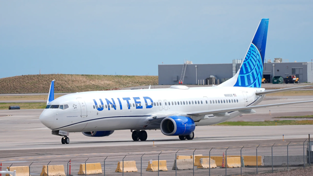 United Airlines flight