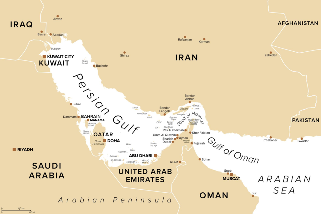 Strait of Hormuz full Map