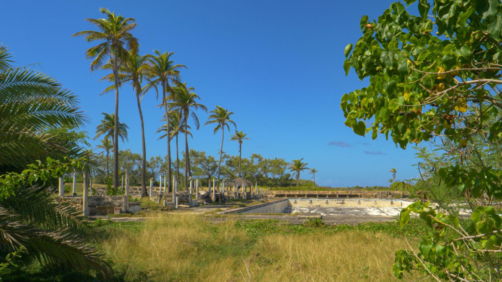 a beach in Havana with no tourists