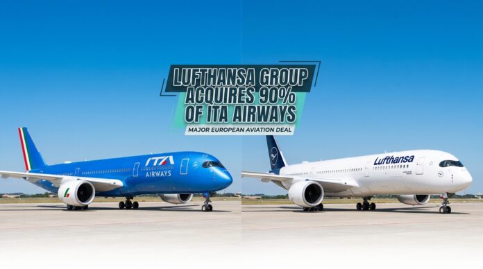Lufthansa Group acquires 90% stake in ITA Airways