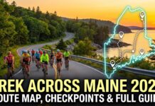 Trek Across Maine 2026 Route Map, Checkpoints & Full Guide Trek Across Maine 2026 Route Map