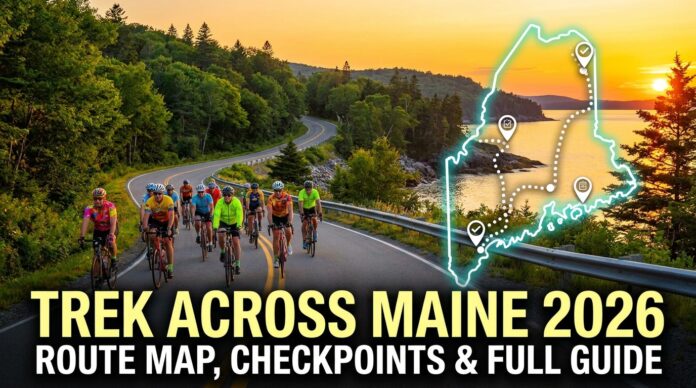 Trek Across Maine 2026 Route Map Trek Across Maine 2026 Route Map