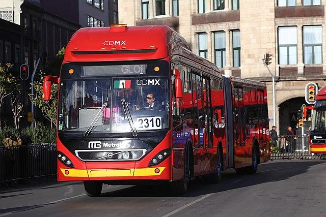 Metrobús public transport in Mexico City