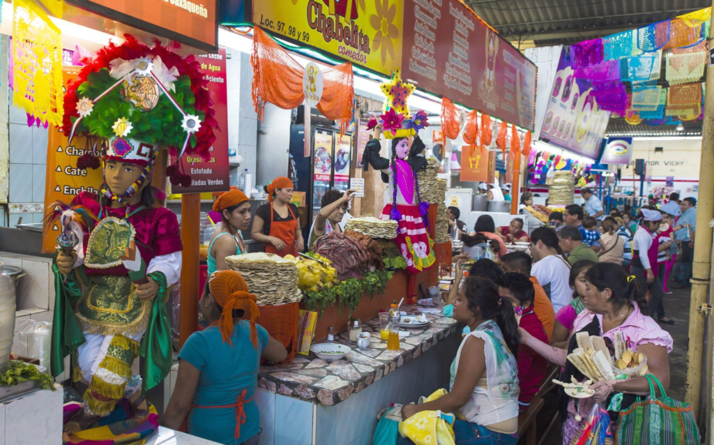Street food vendors in Mexico City