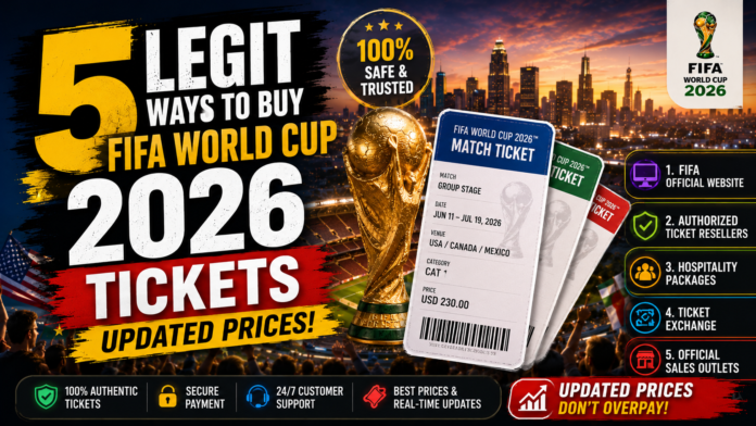 Buy FIFA World Cup 2026 Tickets