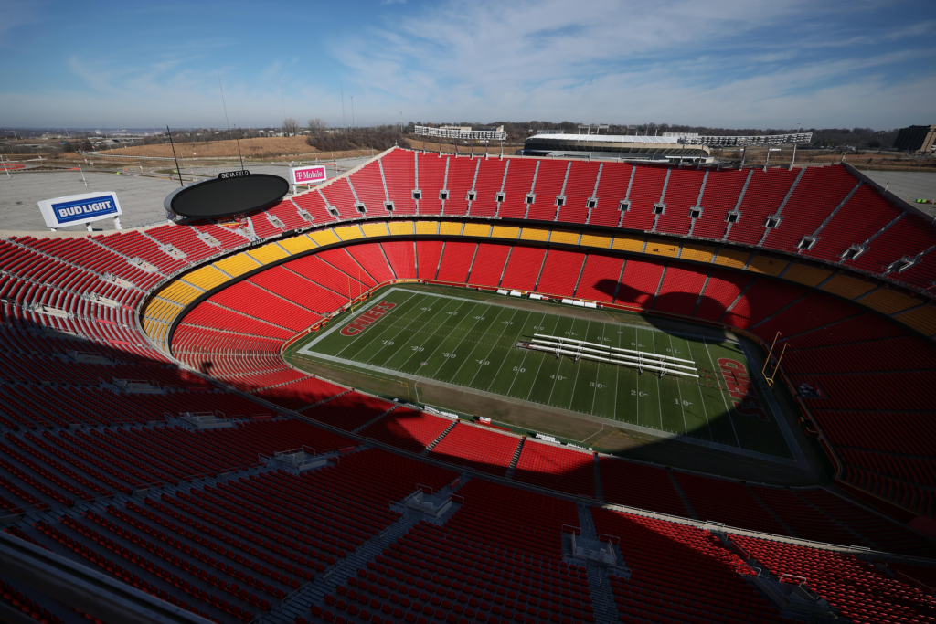 Arrowhead Stadium aerial view