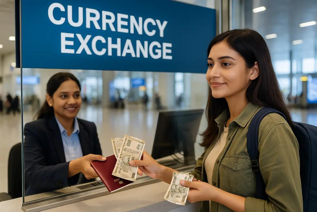 Indian rupee to US dollar travel expenses