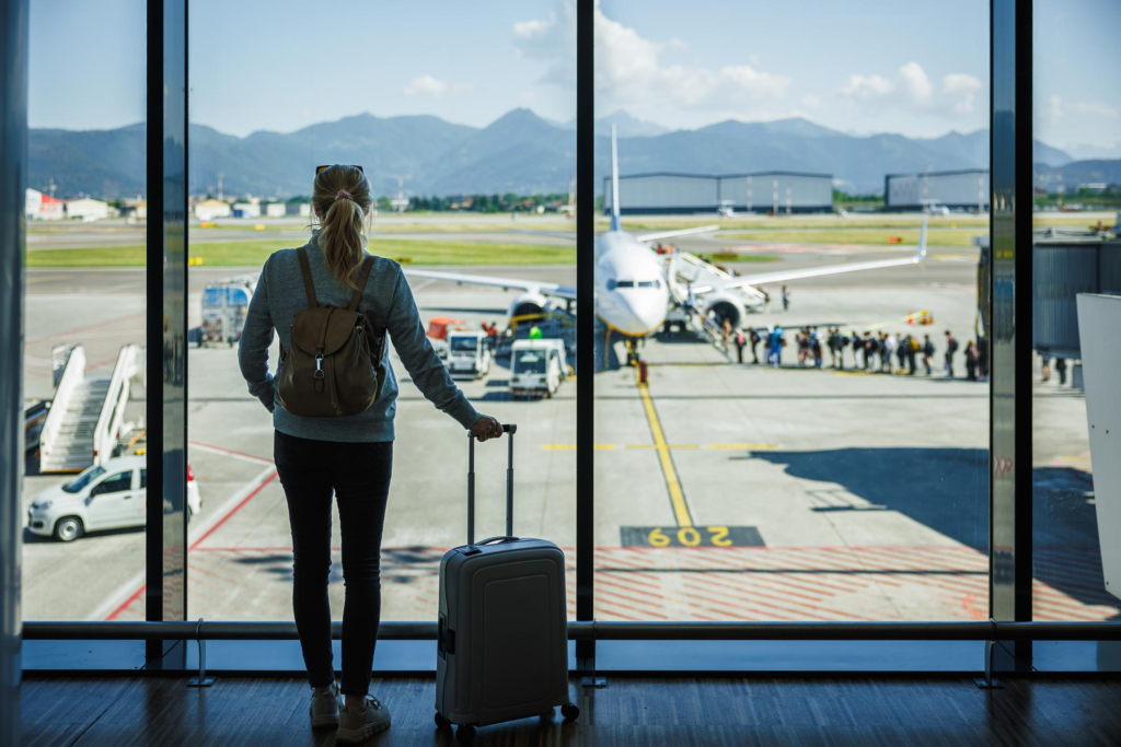 Solo female traveler arriving safely for FIFA World Cup 2026