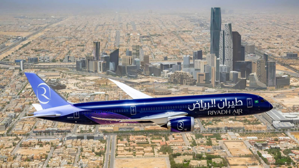 Riyadh Air Boeing 787-9 Dreamliner launching Riyadh to Cairo flights