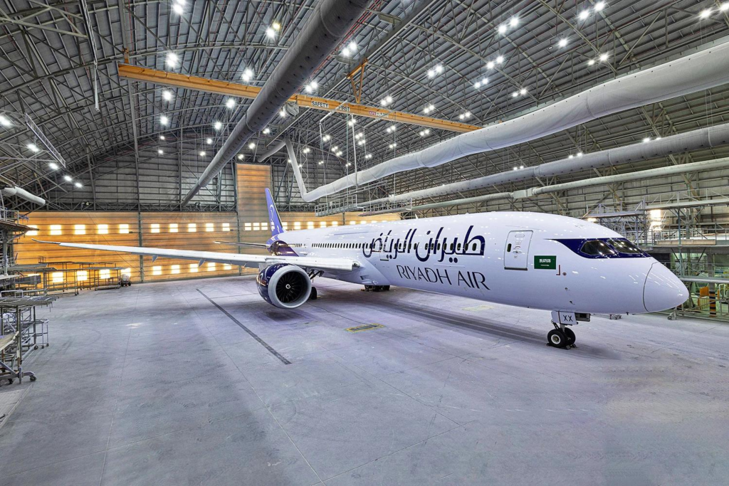 Boeing 787 Dreamliner used for Riyadh to Cairo daily flights
