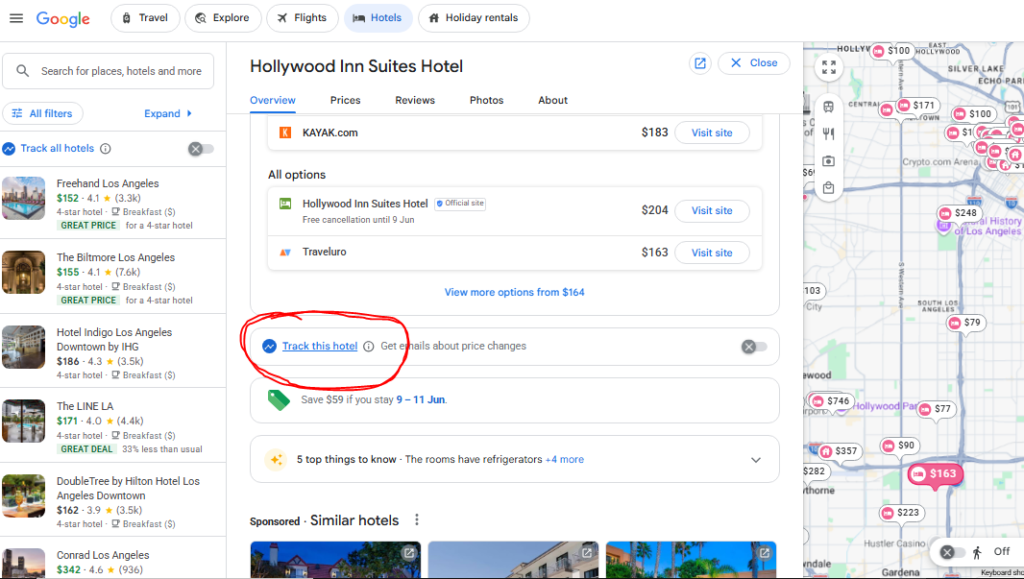 How to Set a Price Alert on Google Hotels