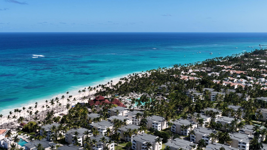 Beach In Punta Cana In La Altagracia Dominican Republic.
