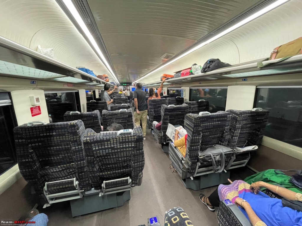 Vande Bharat Express Train 18 Inside View