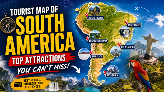 Tourist Map of South America