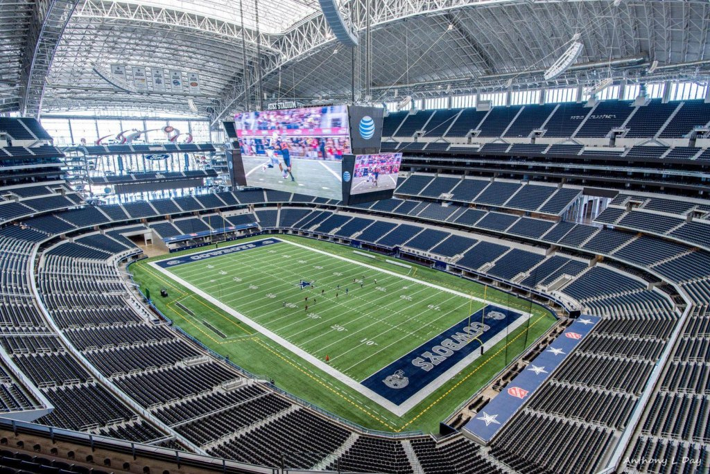 Interior of AT&T Stadium Arlington Texas