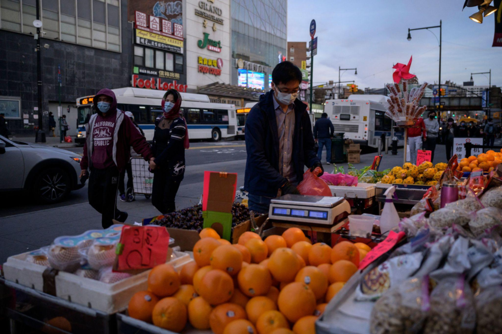 Queens food street with international cuisine