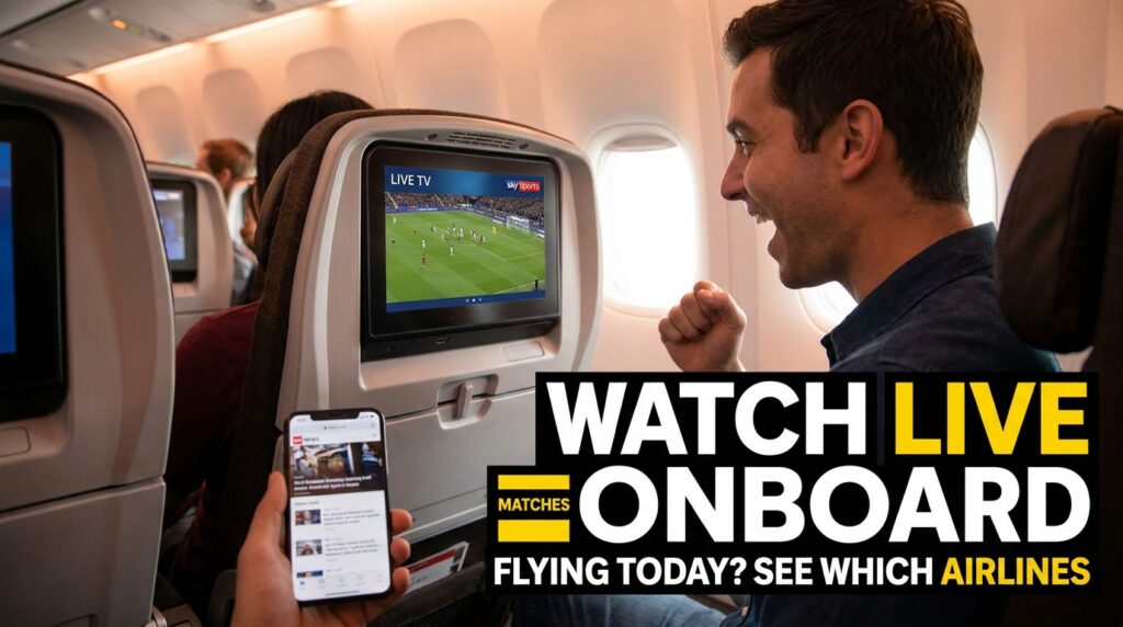Which Airlines Let You Watch Live FIFA Matches Onboard