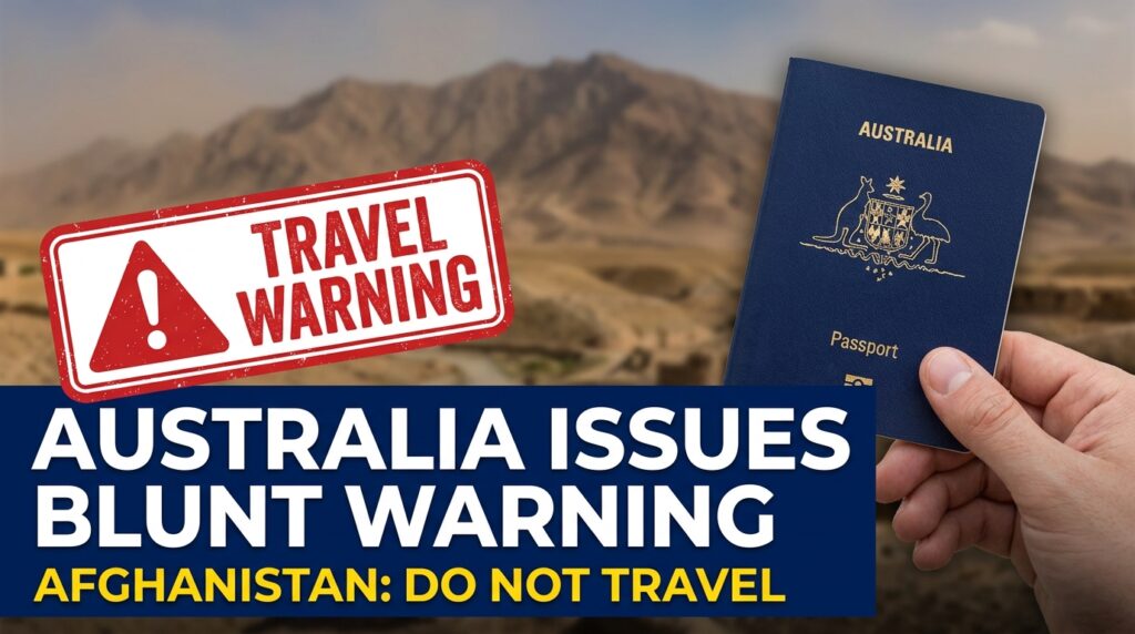 Australia Issues Blunt Travel Warning For Afghanistan
