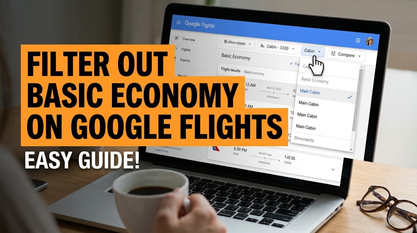 google flights now lets you filter out basic economy... How to Filter Out Basic Economy on Google Flights Easily?