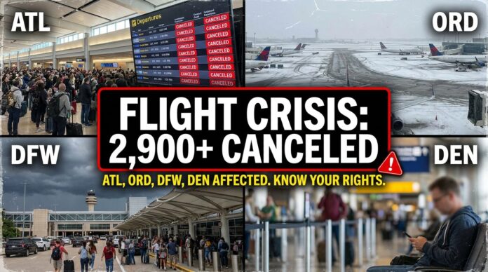 Atlanta, Chicago, Dallas, Denver Flights Disrupted