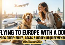 Flying With a Dog to Europe in 2026: Rules, Costs and Hidden Checks How to Fly With a Dog to Europe in 2026: Rules, Costs, and Hidden Requirements