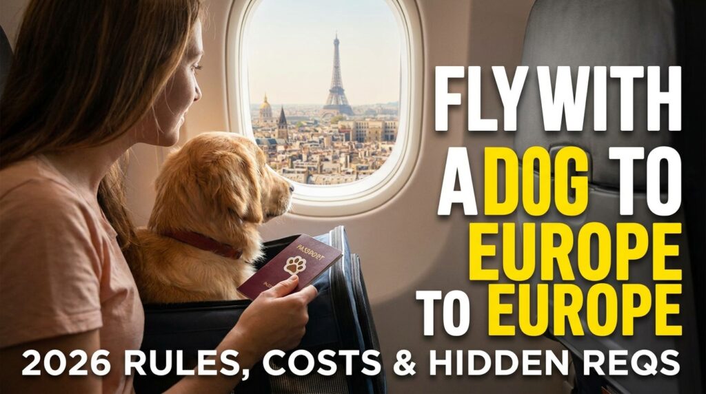 How to Fly With a Dog to Europe in 2026: Rules, Costs, and Hidden Requirements